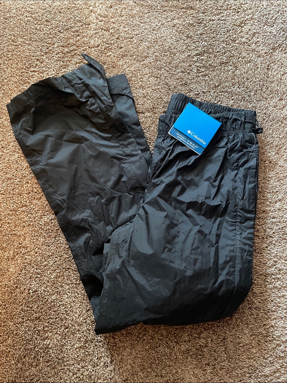 NWT Columbia Women's Black Rain Pants